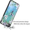 AIRWEE Case for iPod Touch 5th/6th/7th Generation, Slim Fit Shockproof & Lightweight Durable Cover for Apple iPod Touch, Drop Protection Hard PC Shell for Women Girls Men, Hummingbird Flower view 4