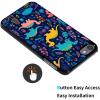 AIRWEE Case for iPod Touch 5th/6th/7th Generation, Slim Fit Shockproof & Lightweight Durable Cover for Apple iPod Touch, Drop Protection Hard PC Shell for Women Girls Men, Cute Color Dinosaur view 3