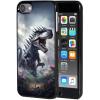 AIRWEE Case for iPod Touch 5th/6th/7th Generation, Slim Fit Shockproof & Lightweight Durable Cover for Apple iPod Touch, Drop Protection Hard PC Shell for Women Girls Men, Dinosaur view 1