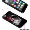 AIRWEE Case for iPod Touch 5th/6th/7th Generation, Slim Fit Shockproof & Lightweight Durable Cover for Apple iPod Touch, Drop Protection Hard PC Shell for Women Girls Men, Basketball view 4