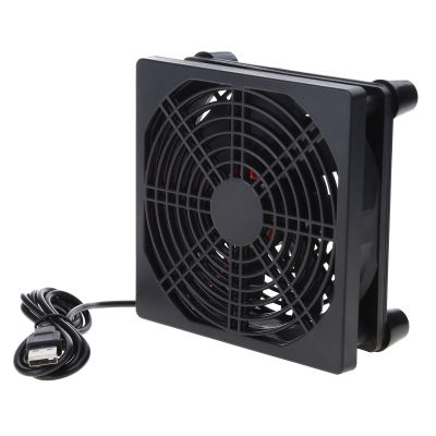 arzgul Router Cooling Fans,USB Router Fan 120mm,5V Heat Sink Laptop PC Computer Cabinet Cooler Widely Application Ultra-quiet Fan Cooler Heat Sink