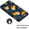 AIRWEE Case for iPod Touch 5th/6th/7th Generation, Slim Fit Shockproof & Lightweight Durable Cover for Apple iPod Touch, Drop Protection Hard PC Shell for Women Girls Men, Cute Yellow Sloth view 3