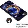 AIRWEE Case for iPod Touch 5th/6th/7th Generation, Slim Fit Shockproof & Lightweight Durable Cover for Apple iPod Touch, Drop Protection Hard PC Shell for Women Girls Men, Beautiful Moon view 3