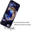 AIRWEE Case for iPod Touch 5th/6th/7th Generation, Slim Fit Shockproof & Lightweight Durable Cover for Apple iPod Touch, Drop Protection Hard PC Shell for Women Girls Men, Beautiful Moon view 4