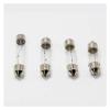 Auspix 10pcs Double pointed reading car trunk small lamp beads 12V24V30V36V5W10W two pointed bulb olive light(10 x 39mm 12V5W) view 1
