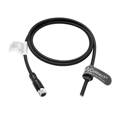 AConnect M8 8 Pin Female A-Code to Open End Power I/O Cable Drag-Chain Shielded for Baumer CX Series VCXG VCXU VCX.XC Camera Industrial Automation Sensor Systems 5M/16.4ft