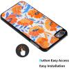 AIRWEE Case for iPod Touch 5th/6th/7th Generation, Slim Fit Shockproof & Lightweight Durable Cover for Apple iPod Touch, Drop Protection Hard PC Shell for Women Girls Men, Yellow Tulips view 3