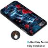 AIRWEE Case for iPod Touch 5th/6th/7th Generation, Slim Fit Shockproof & Lightweight Durable Cover for Apple iPod Touch, Drop Protection Hard PC Shell for Women Girls Men, Gothic Roses view 3