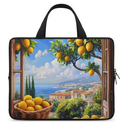 Amalfi Coast Lemon Tree Ltalian Laptop Bag Tablet Protective Sleeve Waterproof Computer Bags for Carrying 17inch