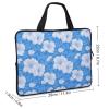 Cute Hibiscus Flower Print Laptop Bag Tablet Protective Sleeve Waterproof Computer Bags for Carrying 10inch view 3