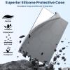 Starlink Gen 3 Protective Cover Case, Starlink Standard Gen 3 Case for Satellite Dish, Silicone Hail Protector Cover for Starlink Standard, Waterproof,Impact Resistant to Rocks/Sand/Hail, Grey view 3