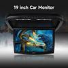19" Ultra-Thin car Overhead flip-Down Monitor a Wide HD TFT Screen with 1080P Display roof-Mounted Featuring HDMI, IR, FM, USB and SD. view 4