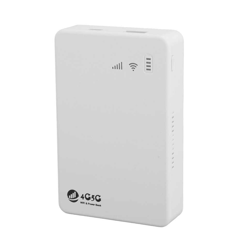 GOWENIC 4G LTE Mobile WiFi Hotspot, 300Mbps 4G LTE Router with SIM Card Slot Support 10 Devices 10000MAh Portable WiFi Hotspot for Campers, Motorhomes and Travels