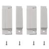 AUXBC 2 Sets Wired Door Window Sensor, NC Magnetic Reed Switch Surface Mount Contact for Home Security Alarm System, HC-31 White Housing with Installation Screws view 1