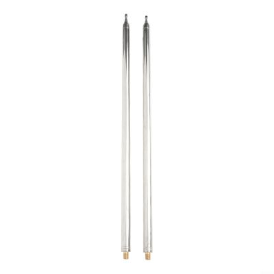 5.6M Telescopic Antenna Pull Rod for Shortwave Radio Amateur DIY Antenna, Stainless Steel 14-Section Whip 2-Pack M10 Thread, Telescopic Whip Antennas For Enhanced Signal