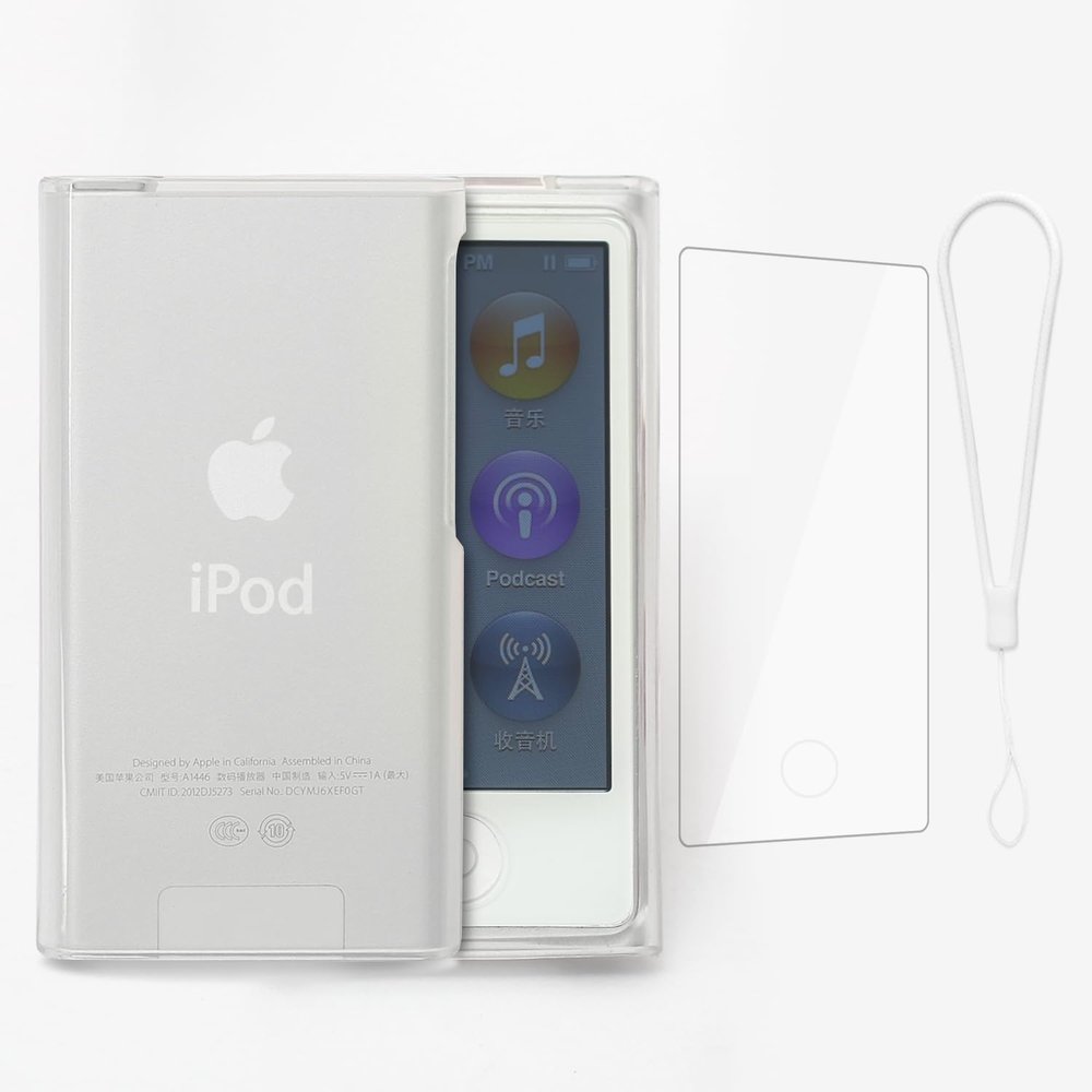 For Ipod Nano 7 8 Case, Crystal Clear Transparent Full Soft Cover Case For Apple Ipod Nano 7 7th Gen 8 8th Generation (Clear)