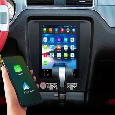 10.4" Carplay Screen for Ford Mustang 2011-2014 Years System, Android Auto Car Stereo Multimedia Car Radio Receiver, 1024 * 768 PX HD