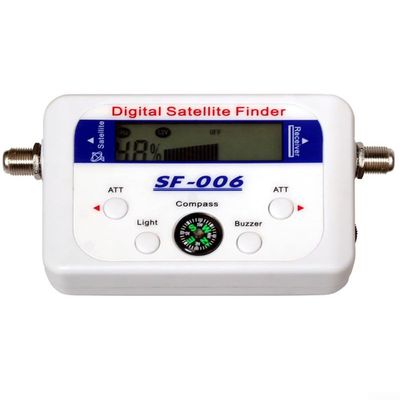 Sumsoctober Signal Finders SF-006 Digital Satellite Finders with LCD Display LED Backlight and Buzzer for Satellite Dish Alignment and Signal Strength Detection