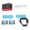 QANYEGN PC Lens Guards, Camera Lens Guards, Adhesive Panoramic Lens Protective Mirror Screen with Silicone Protective Cover for R RS Action Camera view 4