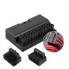 FTOMIKA ATX 24 Pin to 90 Degree Power Plug Adapter Mainboard Motherboard Power Supply Cable Connectors Modular(B 19Pin 2PCS) view 2