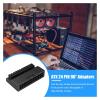 FTOMIKA ATX 24 Pin to 90 Degree Power Plug Adapter Mainboard Motherboard Power Supply Cable Connectors Modular(B 19Pin 2PCS) view 3
