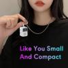 Yoidesu Mini Digital Camera Keychain, 0.96 Inch Display 2MP 480P Keychain Photo Video Camera with 150 Mins Record, Ultra - Portable Tiny Camcorder for Travel Study (White) view 2