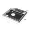 1PCS Second 2nd HDD Caddy 9MM 9.5MM 12.7MM SATA 3.0 for 2.5'' SSD Case Hard Disk Drive Adapter for CD DVD-ROM Optibay(9.5mm) view 2