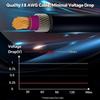 12V-24V Car Power Adaper to DC Power Cable with LED Switch, Compatible with Starlink Mini, Pure Copper 18AWG Wire, Low Voltage Drop  Not for Gen 2/Gen 3 Models (196.85, Inches) view 4