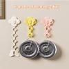 Decorative Butterfly Cable Organizer, Wall-Mounted Cord Management Clips in White, Yellow, Pink, 6-Pack view 4