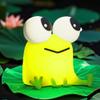 FAMIDUO Cute Frog Night Light, LED Silicone Squishy Novelty Animal Lamp,3 Levels Dimmable/Timer Nursery Nightlight for Kids, Rechargeable Touch Bedside Lamp, Bedroom/Dorm Decor, Baby Boys Girls Gifts view 1