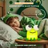 FAMIDUO Cute Frog Night Light, LED Silicone Squishy Novelty Animal Lamp,3 Levels Dimmable/Timer Nursery Nightlight for Kids, Rechargeable Touch Bedside Lamp, Bedroom/Dorm Decor, Baby Boys Girls Gifts view 3