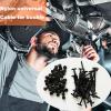 180PCS Nylon General Purpose Zip Tie Buckles with Pin and Button Design Locking Tie Mounts Heavy Duty Self Locking Zip Tie Mounts Multi Purpose Plastic Tie Tools for Automotive Daily Use view 3