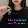 ASHATA Mini Keychain Camera, 1080P HD Video 2MP Photo Portable Mini Digital Camera with 32GB Storage Card, for Android Phone OTG Transfer (Black) view 2