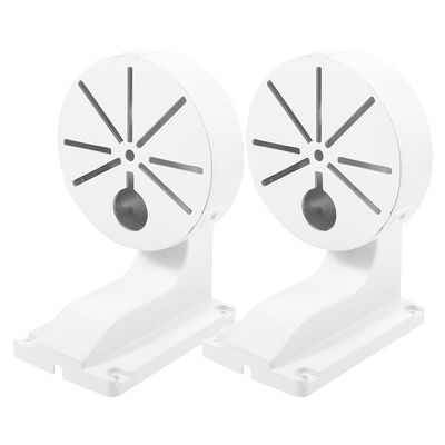 jojofuny 2pcs Camera Mounting Bracket: Wall Mount Bracket for Security Cameras - Plastic CCTV Cam Holder Junction Box Cable Management Mounting Case