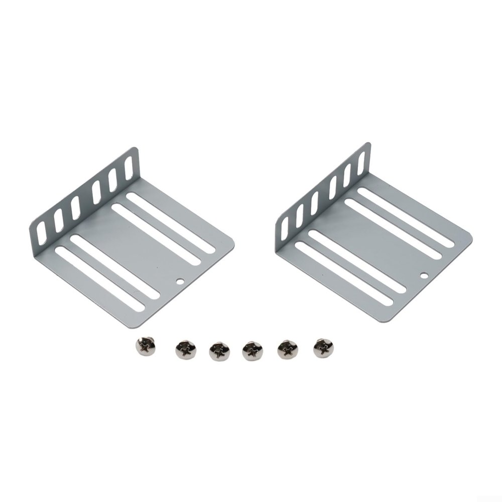 2 Din Car Stereo Mounting Bracket Kit Metal Installation Support Frame With Screws For MP5 DVD CD Player Automotive Audio Accessories