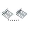 2 Din Car Stereo Mounting Bracket Kit Metal Installation Support Frame With Screws For MP5 DVD CD Player Automotive Audio Accessories view 1