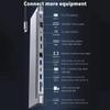 12 in 1 Laptop Docking Stations USB C Hub Docking Station 1Gbps Ethernet view 2