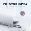 12 in 1 Laptop Docking Stations USB C Hub Docking Station 1Gbps Ethernet view 3