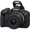 Canon EOS R50 Mirrorless Camera with 18-45mm and 75-300mm Lens (Black) Bundle with 64GB Memory Card + Canon 200ES EOS Shoulder Bag (4 Items) view 2