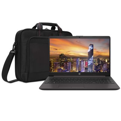HP 255 G8 15.6in Notebook PC Bundle with Athlon Silver 3050U up to 3.2GHz, 8GB 2400GHz DDR4, 256GB NVMe SSD, HD Display, Webcam, WiFi, Bluetooth, Win 10 Pro, and Laptop Bag