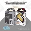 Fujifilm Instax Mini Film Combo  Contact Sheet (10 Shots) + Monochrome (10 Shots) + BluebirdSales Microfiber Cleaning Cloth  Instant Film for Instax Mini Cameras view 2