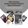 Fujifilm Instax Mini Film Combo  Contact Sheet (10 Shots) + Monochrome (10 Shots) + BluebirdSales Microfiber Cleaning Cloth  Instant Film for Instax Mini Cameras view 3