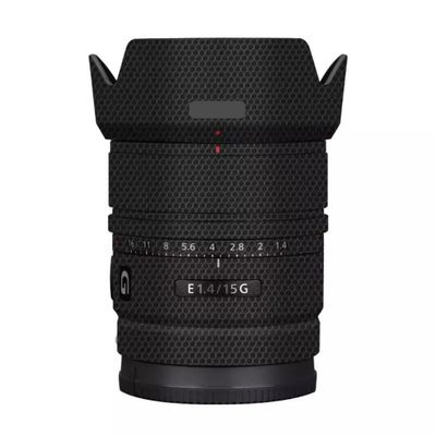 Lens Skin Vinyl Wrap Film Camera Protective Sticker for Sony E 15mm F1.4 G Photography Accessories 15 F 1.4 G(Matrix Black)