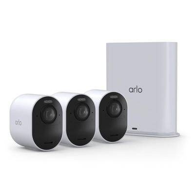 Arlo Ultra Wireless Security Camera 4K HDR (3rd Gen) - 3-Cam + SmartHub