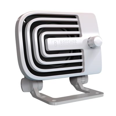 Active VHF Speaker - White by Banshee Marine Audio