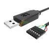 6Pin FT232RL FT232 Module for Arduino USB to TTL UART Serial Wire Adapter RS232 Download Cable LED Indicator view 4