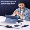127W Microsoft Surface Book 3 Laptop Charger for 102W Surface Book 2, Book1, Surface Laptop Studio 2,1,i5,i7, Windows Surface Pro/Laptop/Go/Tablet, 15V8A AC Power Adapter, High Speed Cable 10FT, LED view 2
