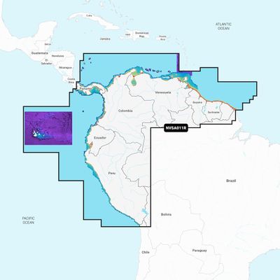 Garmin Navionics Vision+ NVSA011R South America (North) [010-C1452-00]