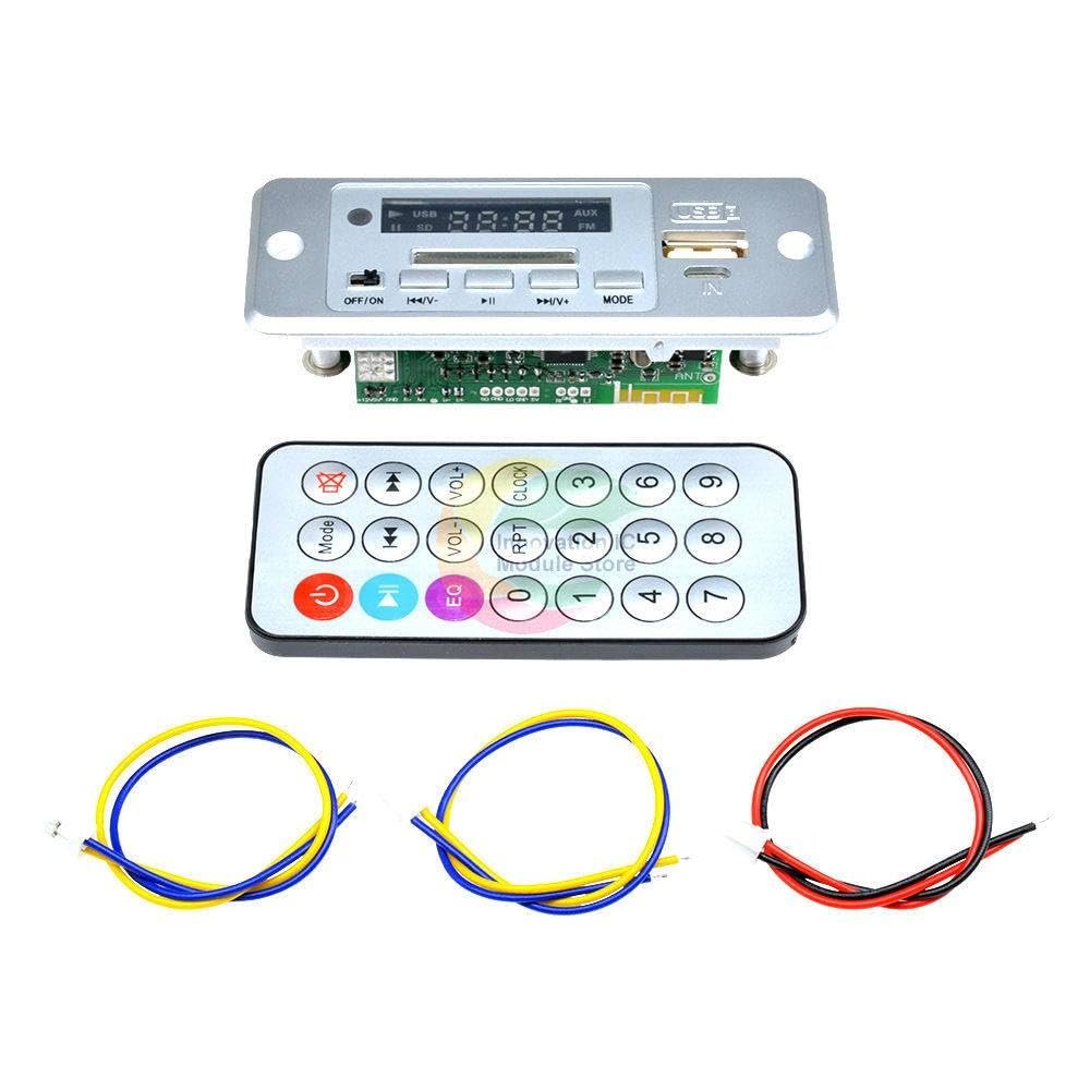 2x3W MP3 Decoder Module FM Board U-Disk TF Card Mini USB with IR Remote Controller 5V for Car