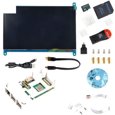 3 Model B Plus/32GB SD/ABS case + Radiator 3A Power Supply 7-inch Screen 3B+